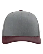 Richardson 112 in Heather Grey/ Charcoal/ Maroon