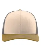 Richardson 112 in Mink Beige/ Charcoal/ Amber Gold