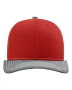 Richardson 112 in Red/ White/ Heather Grey