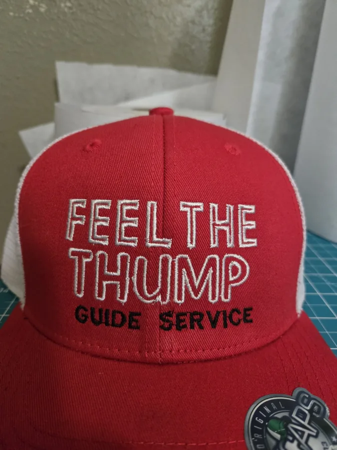 Custom guide service hat